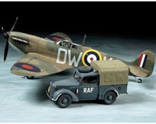 Tamiya Spitfire Mk.I & British Light Utility Car 10HP 1:48 25211 modellismo