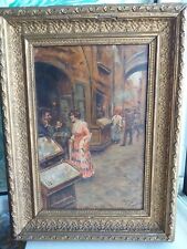 Dipinto di Vincenzo MIGLIARO ( 1858 - 1938 )