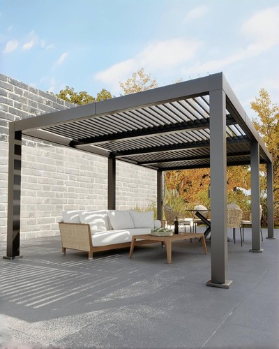 All aluminum pergola x - all-aluminum,