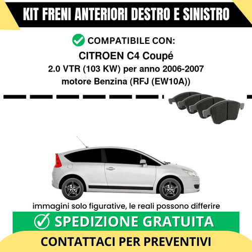 Pastiglie freno anteriori per - pastiglie,