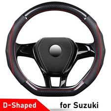 Leather Steering Wheel Cover