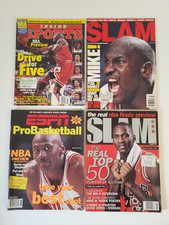 LOTTO RIVISTE  BASKETBALL MICHAEL JORDAN  -NBA ESPN - SLAM - ANNI 90  - VINTAGE