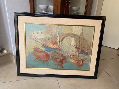 Quadro olio tela - tela, guido