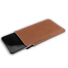 caseroxx Business-Line Caso per Wiko U Feel Prime in marrone fatto di finta pell