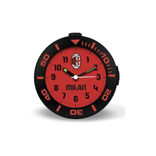 Orologio sveglia milan - orologio,