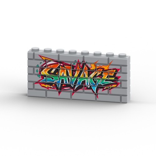 Savage graffiti wall - savage,