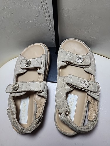 Sandali vintage usati chanel - vintage,