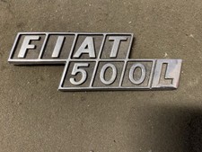 Fiat Scritta Fiat 500L Vecchia