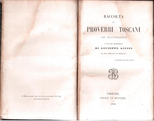 Giuseppe giusti raccolta di - giuseppe,