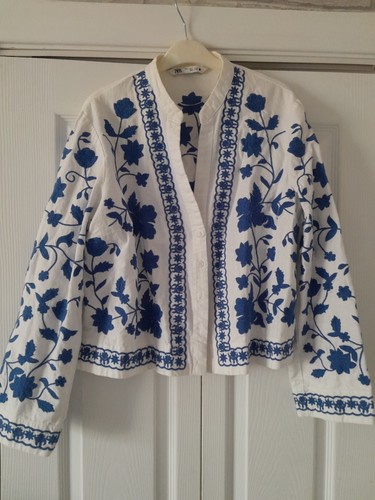 Giacca zara blu - zara, bianca