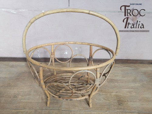 Porta vaso fioriera vimini - porta, in