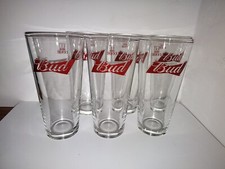 BUD set 6 Bicchieri In vetro