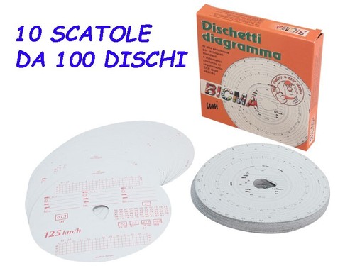 Scatole 100 pezzi dischi - pezzi,
