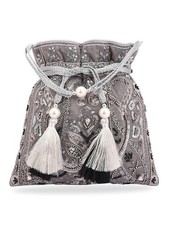 Potli borsa seta - , ricamata