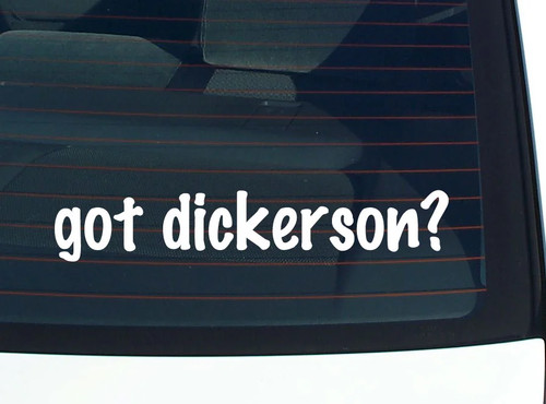 Got dickerson adesivo - got, dickerson?