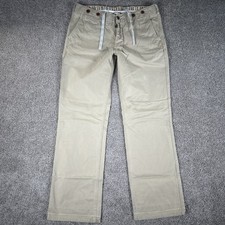 Converse All Star X Nike Pantaloni Uomo 34x32 Tan Baggy Chino Skateboarding Y2K