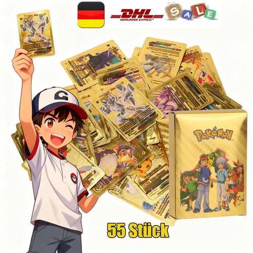 Carte oro per pokemon - pz,