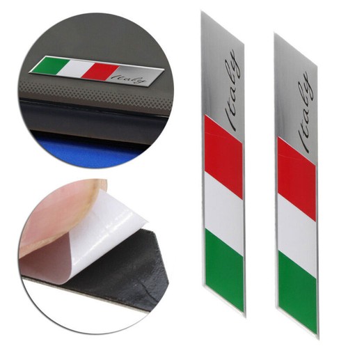 Adesivo metallo italia - adesivo, 3d