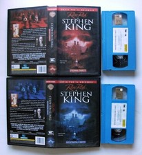 VHS ROSE RED di S. KING (2001) 1^ + 2^ PARTE (N° 2 VHS)  - WARNER - EX NOLEGGIO