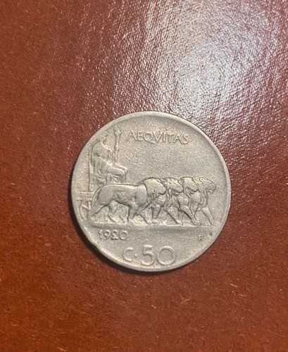 Moneta centesimi 1920 - moneta,