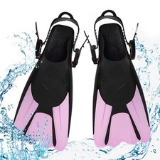 Pinne Light Fins TPR Antiscivolo Pinne Corte Leggere e Potenti Regolabile con