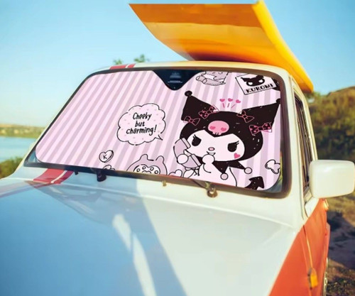 Kuromi parasole per parabrezza - kuromi,