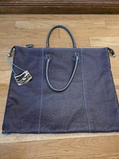 Gabs Purple Ostrich Tote Bag