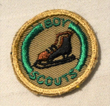Hockey Skate Boy Scout