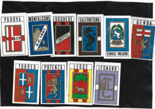 figurine calciatori panini scudetti serie C 1970 - 71 lotto di 10 da recupero