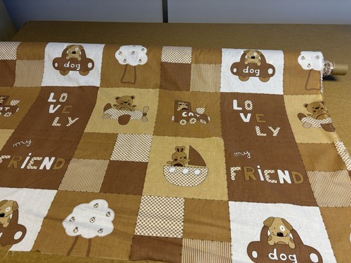 Teddy cane patchwork marrone - , 5
