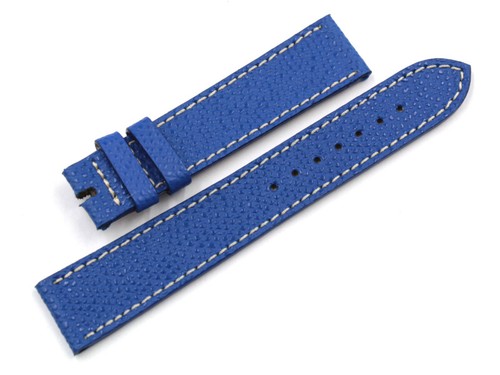Watch band pelle blu per - pelle,