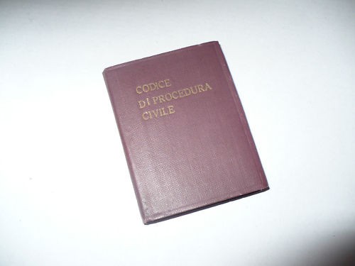 Codice procedura civile - procedura, v