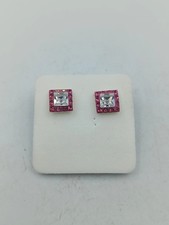 Orecchini glamour quadrati