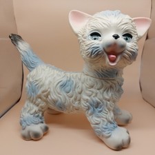 LEDRAPLASTIC GATTO CAT  RUBBER  TOYS GIOCATTOLO TOY PUPAZZO IN GOMMA FUNZIONANTE