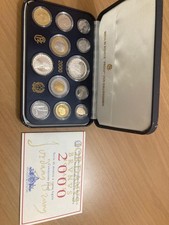 collezione monete serie di monete proof per collezionisti 2000. 
