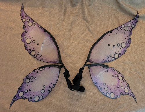 Funky viola bubble pixie wings - pixie,