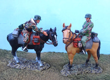 Thomas Gunn miniature 54MM WW2 cavalleria tedesca SS010A e 7B 2 figurine 2014 mib oop