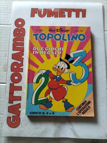 Topolino 1380 con gadget - topolino,