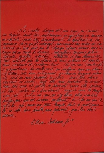 Ettore sottsass affiche - ettore,