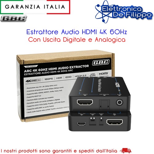 Estrattore audio hdmi - estrattore, 60hz