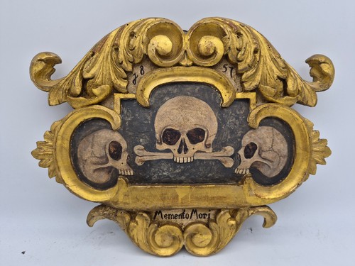Quadro memento mori - mori, datato