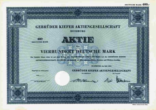 Gebrüder kiefer bau 1961 - bau, ag