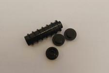LEGO - 10 x 4073 piatto rotondo 1 x 1 plate round nero black