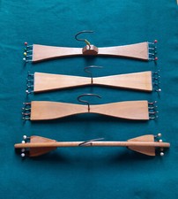 Appendi gonne  vintage in legno per gonne 4 pezzi