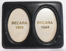 BECARA 1964 Double Photo Frame under Glass