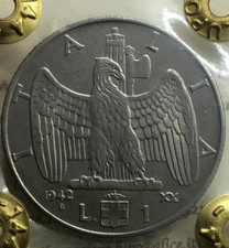 1 LIRA  IMPERO  FDC 1942