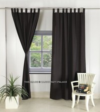 Nero Cotone Lino Solido