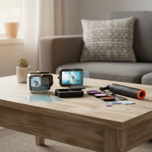 Action camera accessories kit - action,