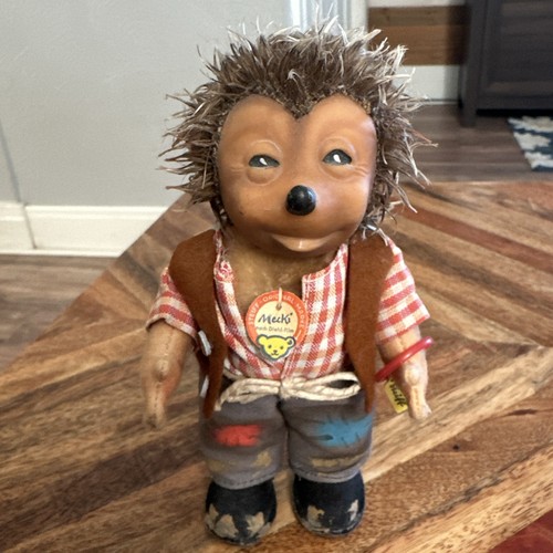 Vintage steiff hedgehog mecki - hedgehog,