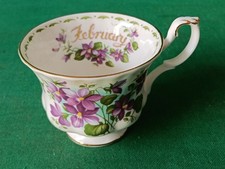 TAZZA THE TÉ ROYAL ALBERT FLOWER OF THE MONTH SERIES FEBBRAIO COLLEZIONE. CV42